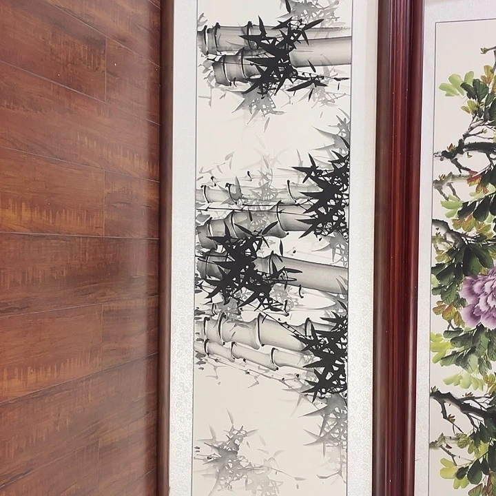 国画带框尺寸48*163厘米