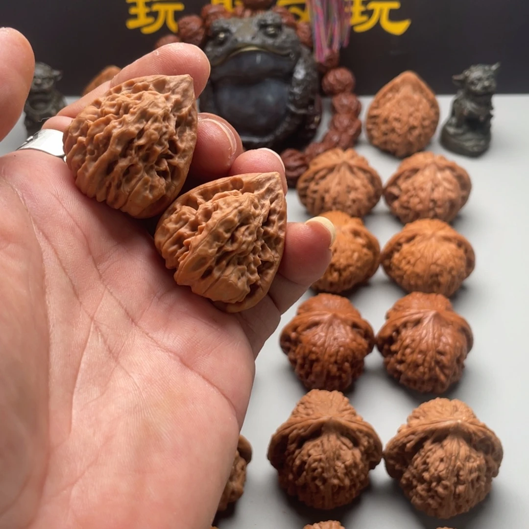 好***运文玩核桃吊坠官帽32