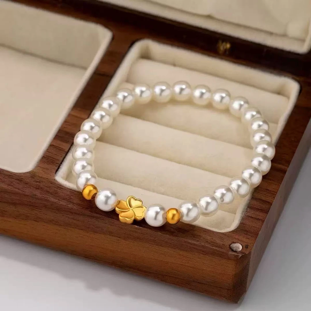 铜合金仿珍珠手链 岩朵-1716-时尚手链-6