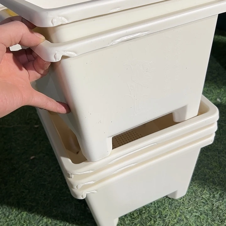 三***师坏口2个米白色方盆