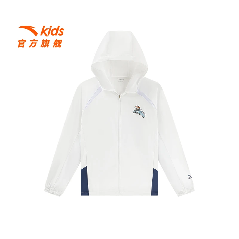 安踏儿童男大童防晒衣2025夏款青少年运动上衣薄外套/352538601