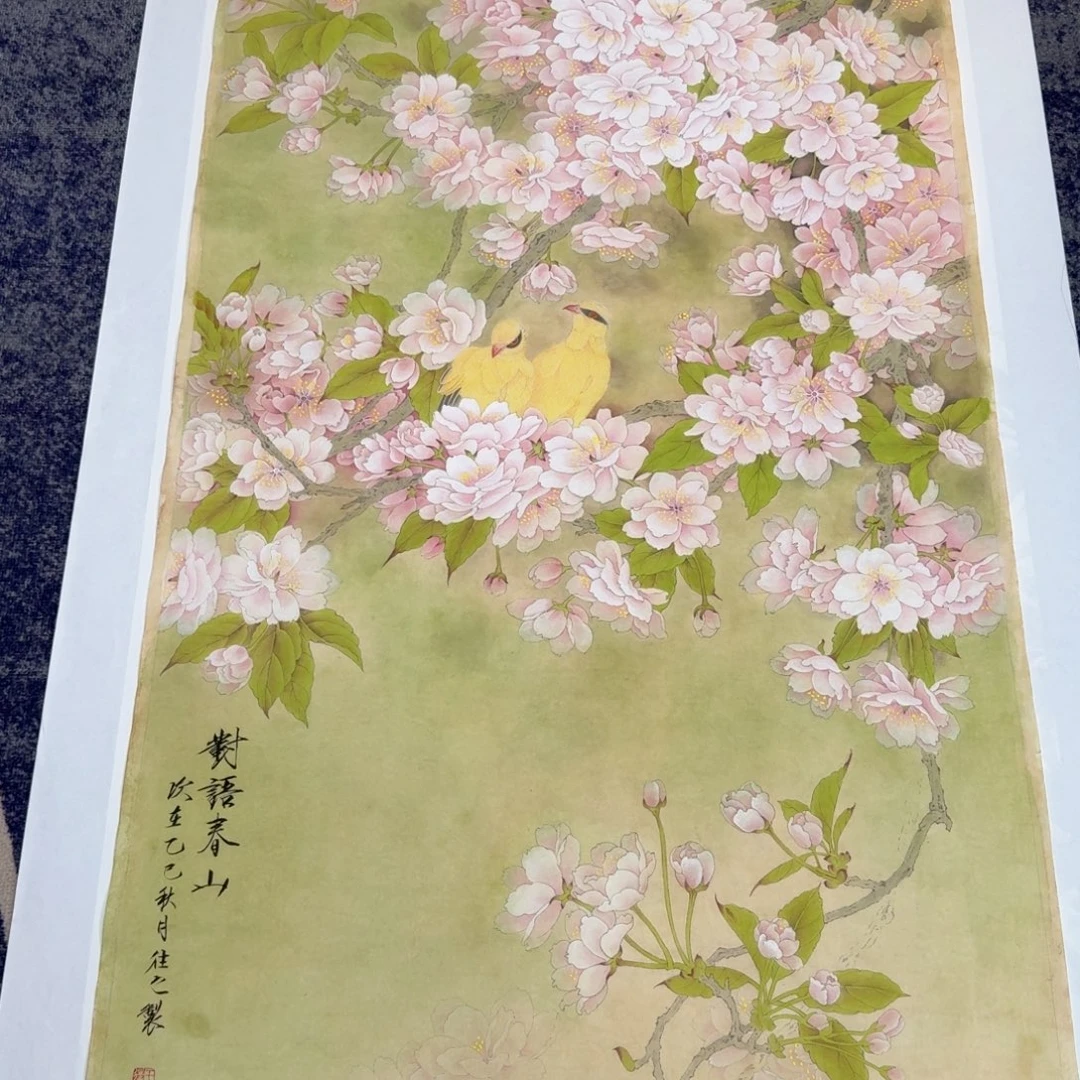 国画国画作品山水花鸟