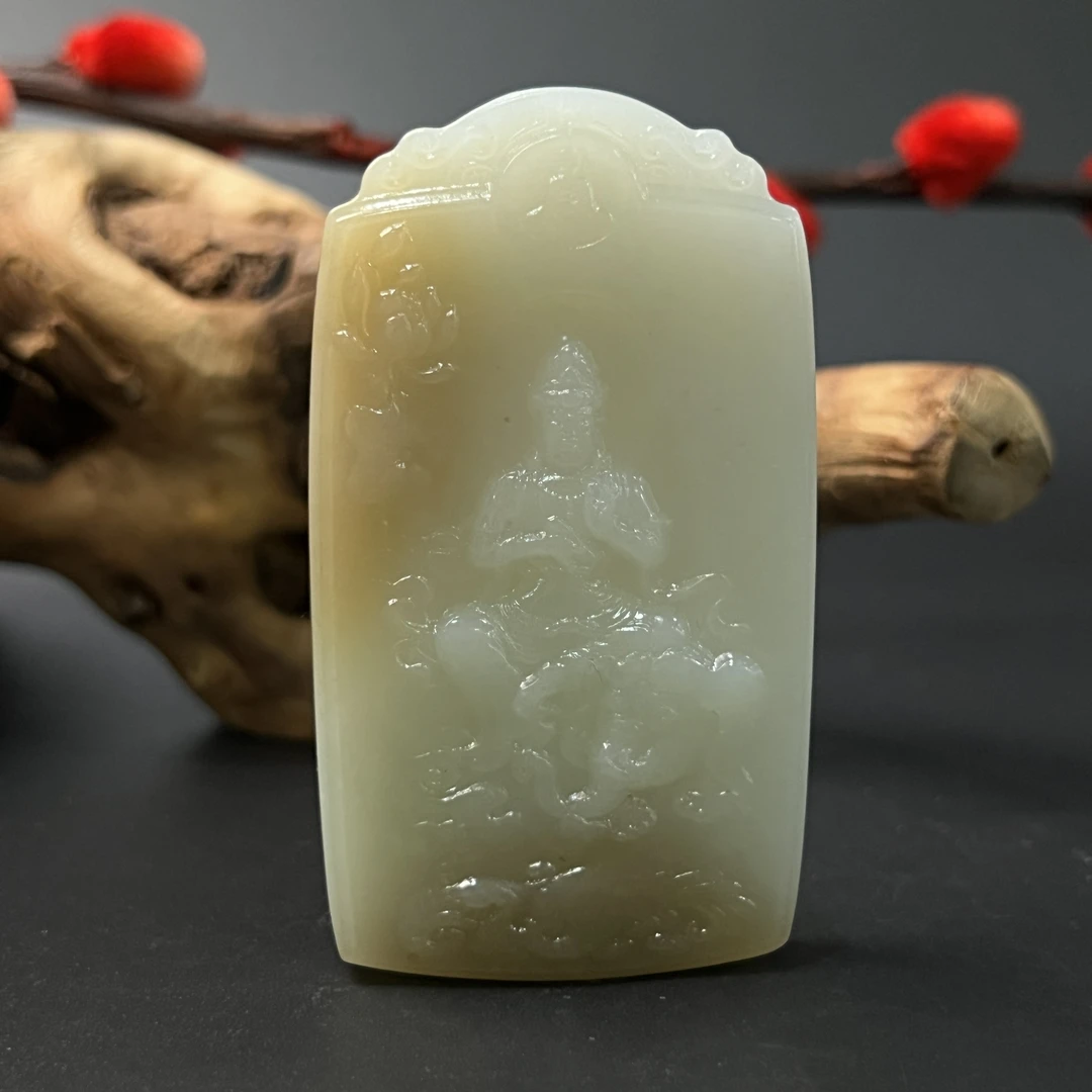 0730GC155和田玉挂件