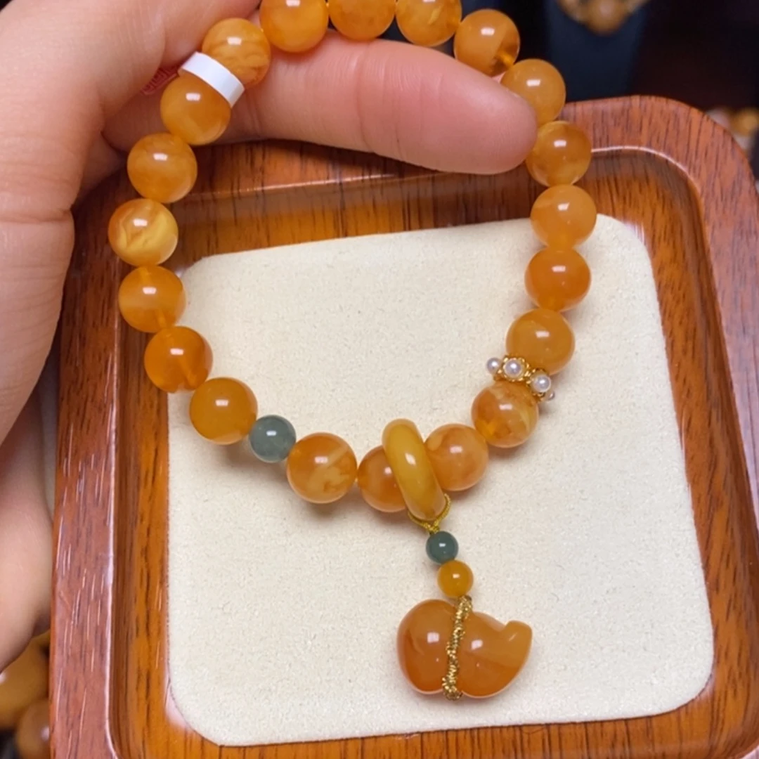 【闪购商品】蜜蜡手链未镶嵌手串