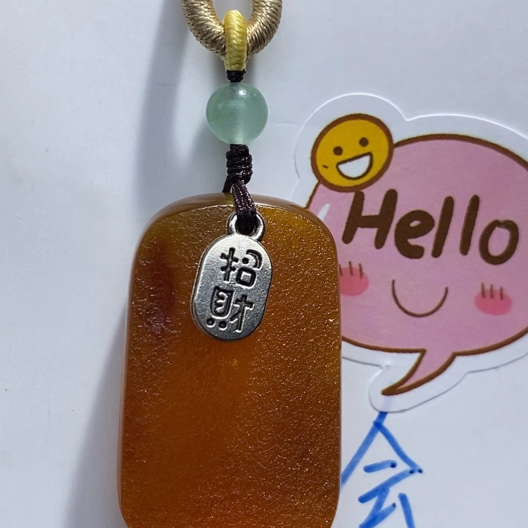 定制琥珀未镶嵌蜜蜡吊坠