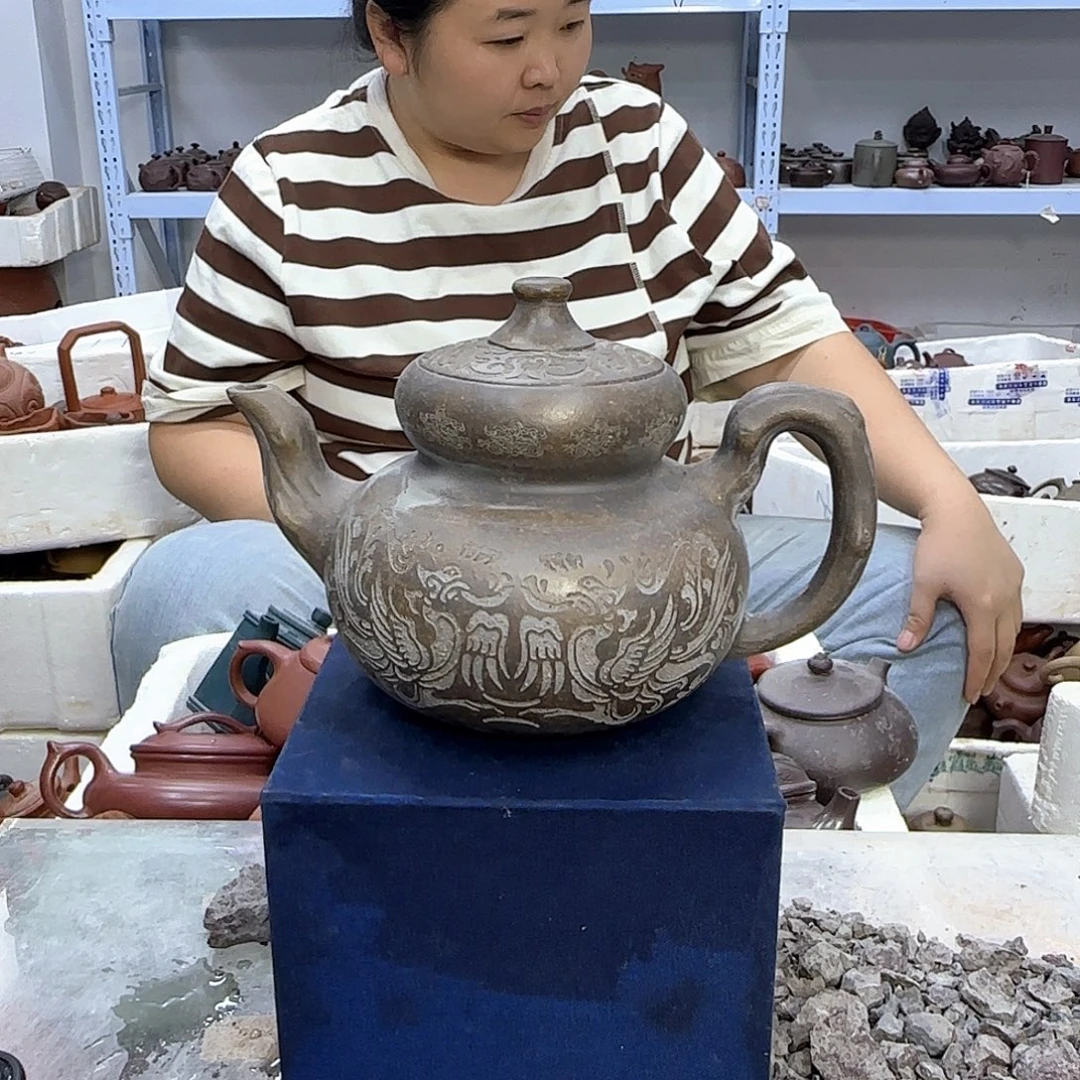 紫砂茶壶宜兴紫砂壶瑕疵处理