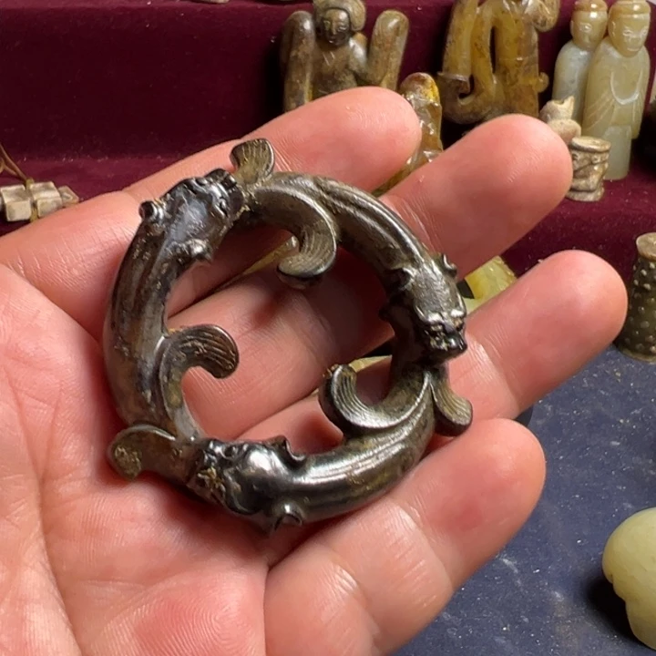 清***来和田玉（糖玉）未镶嵌挂件