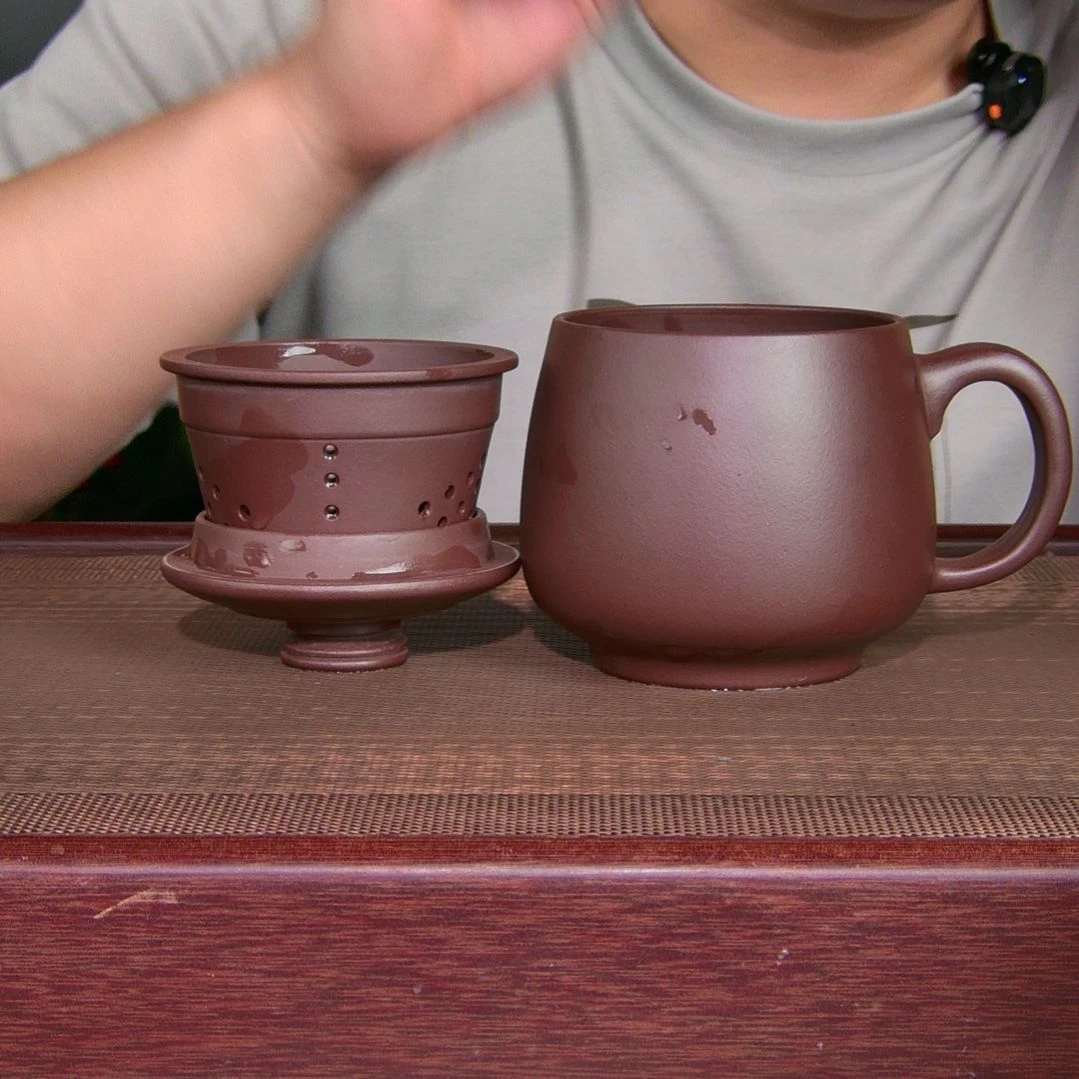 茶杯紫砂高货放漏