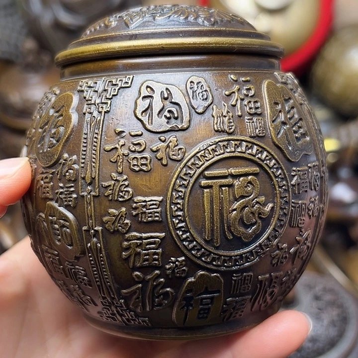 铜器摆件老王直播间