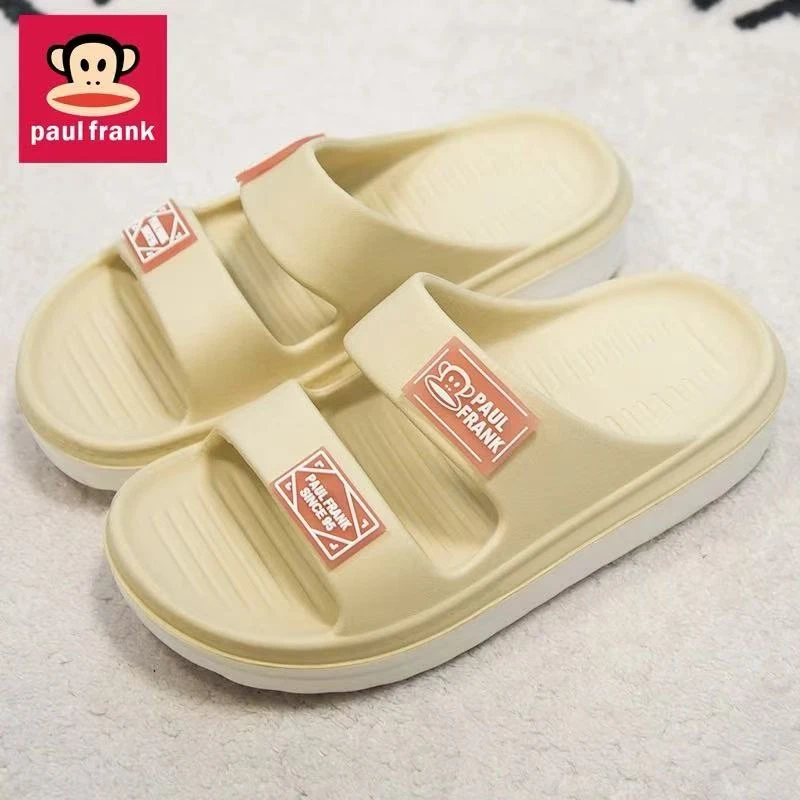 【P8】66030/76029大嘴猴盒子两条带方标休闲一字拖【标随机】