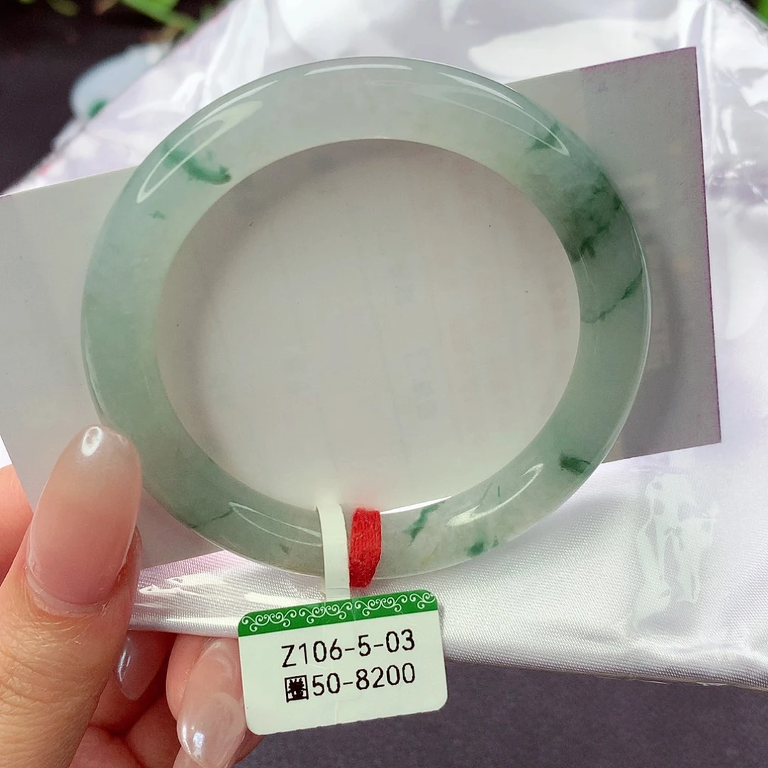 翡翠未镶嵌手镯缅甸天然a货翡翠手镯