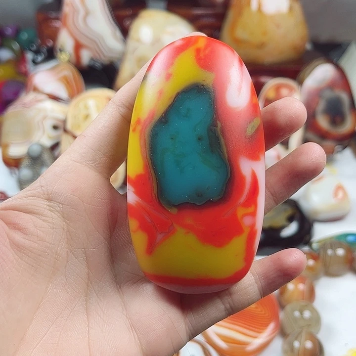 玛瑙/玉髓未镶嵌耳饰