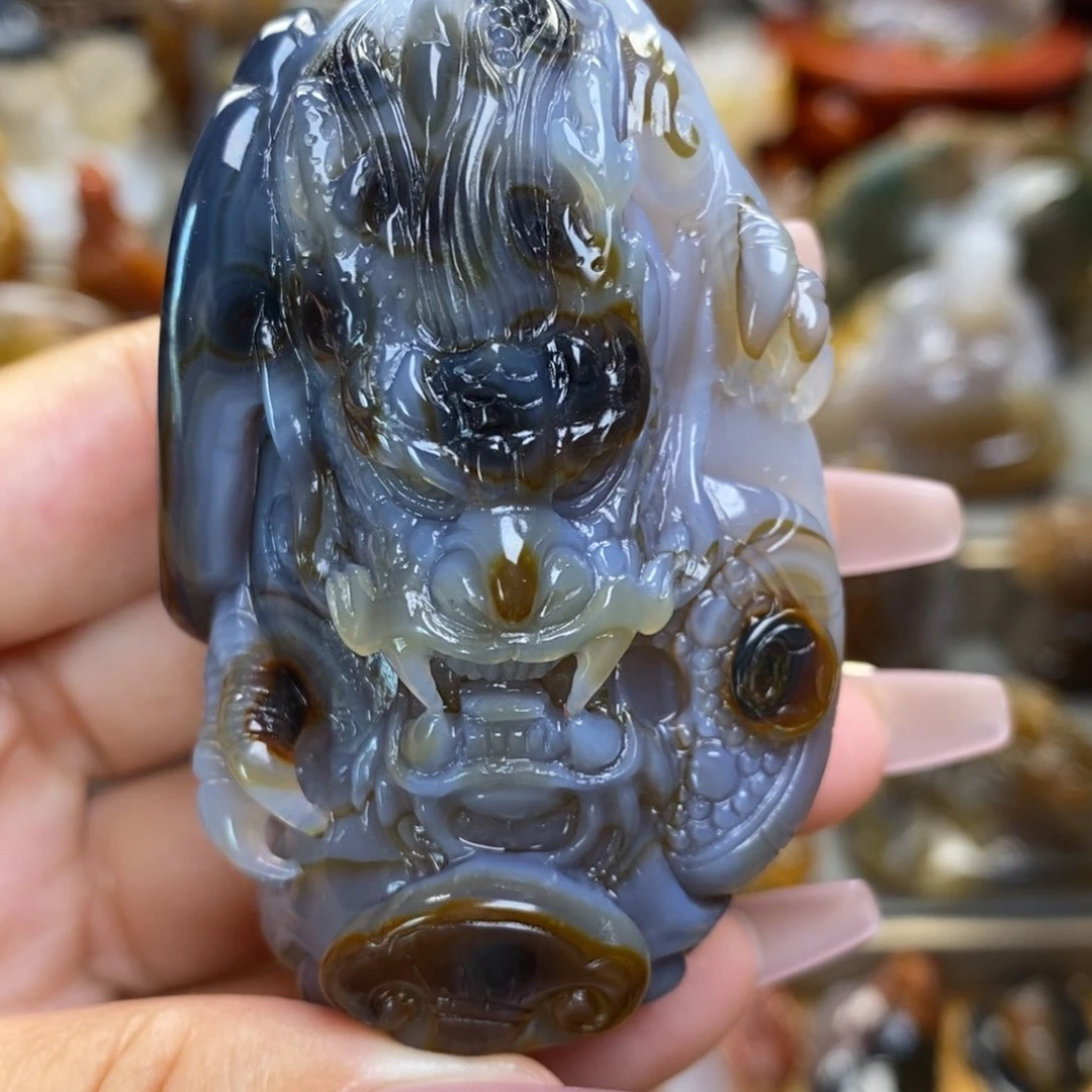 玛瑙/玉髓挂件未镶嵌