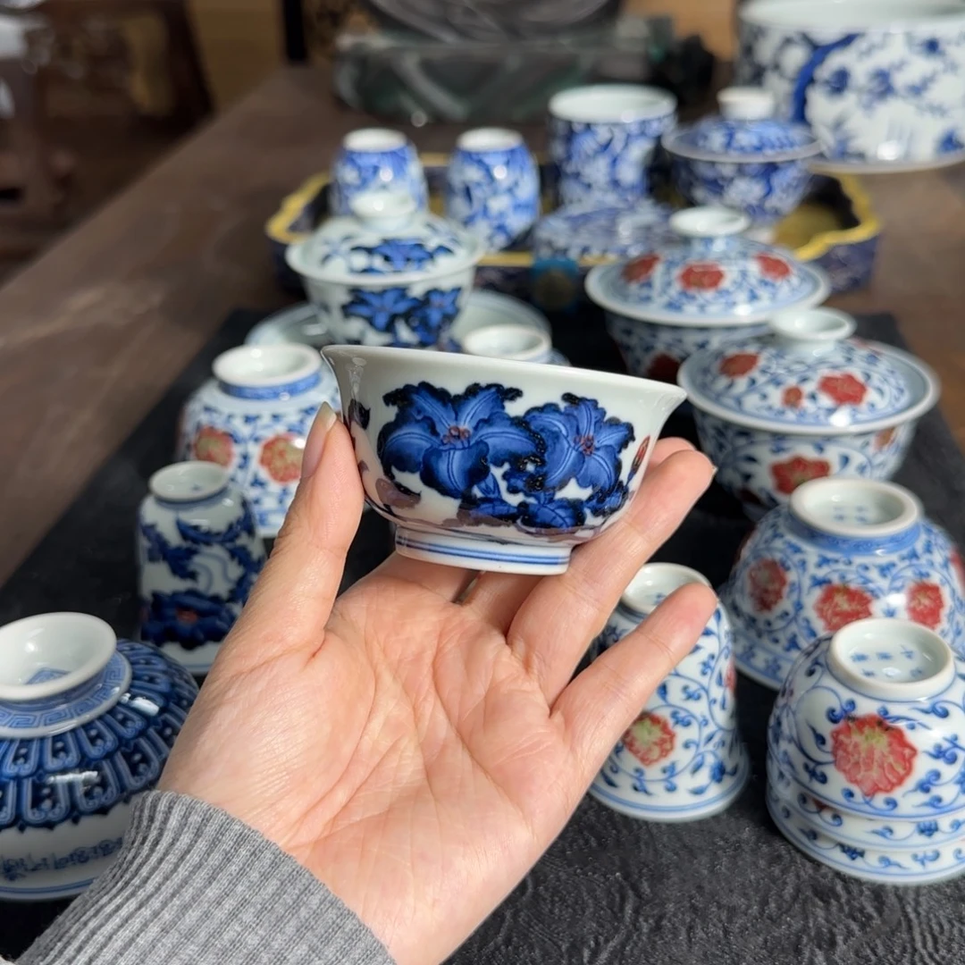 和然窑百合花撇口