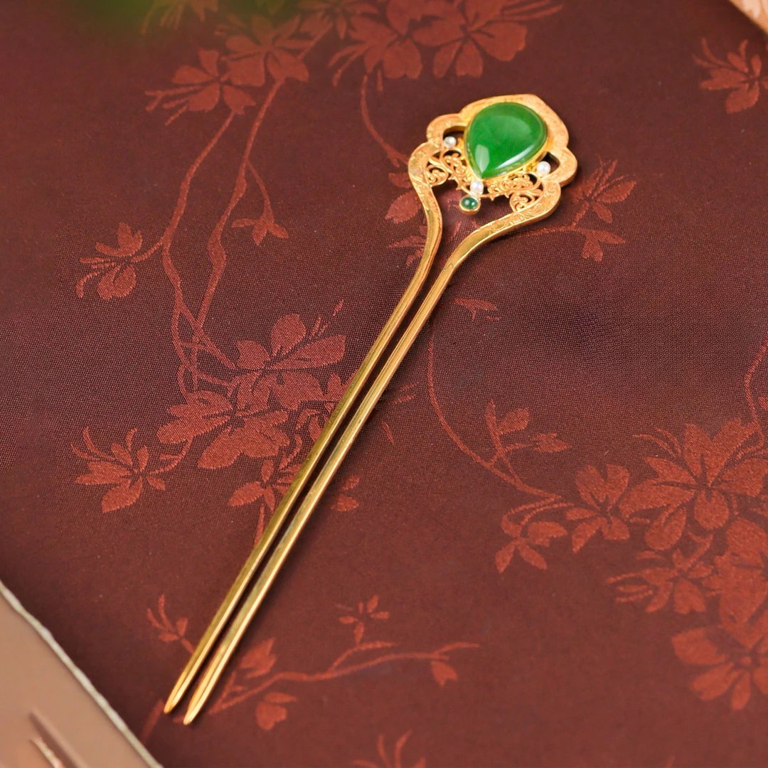 印象敦煌/碧玉发簪