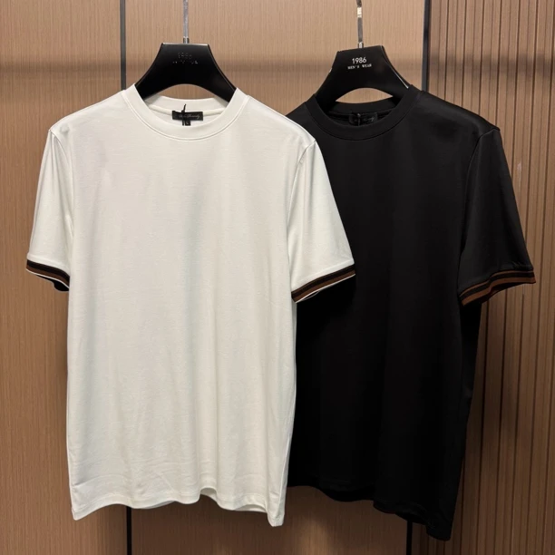 【爵派尔】QT106短袖常规款常规T恤多色同款上衣商务男士纯色透气