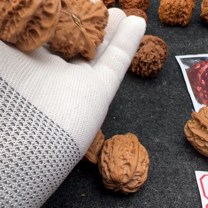 把件文玩核桃火焰马蹄95