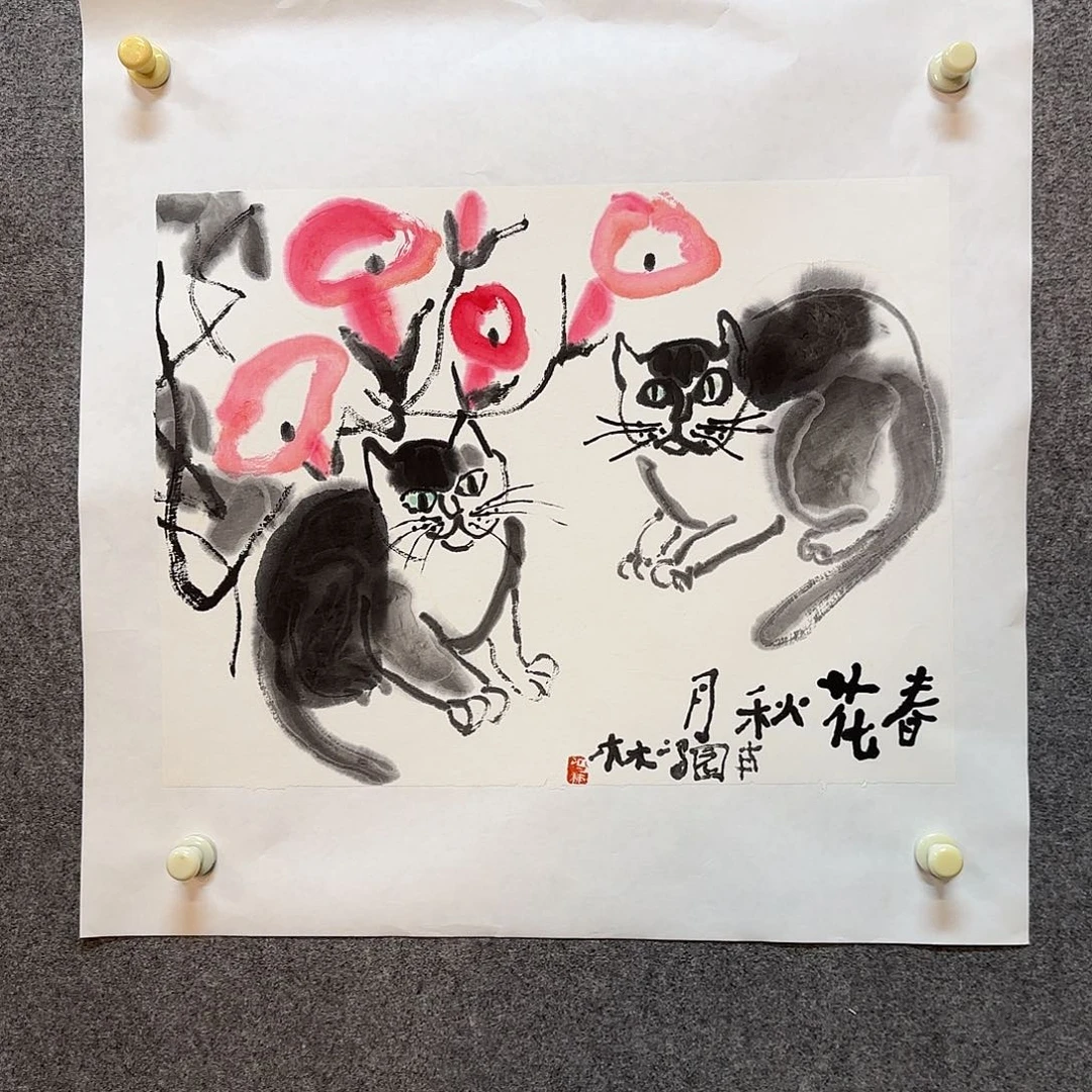 国画冯林老师手绘作品