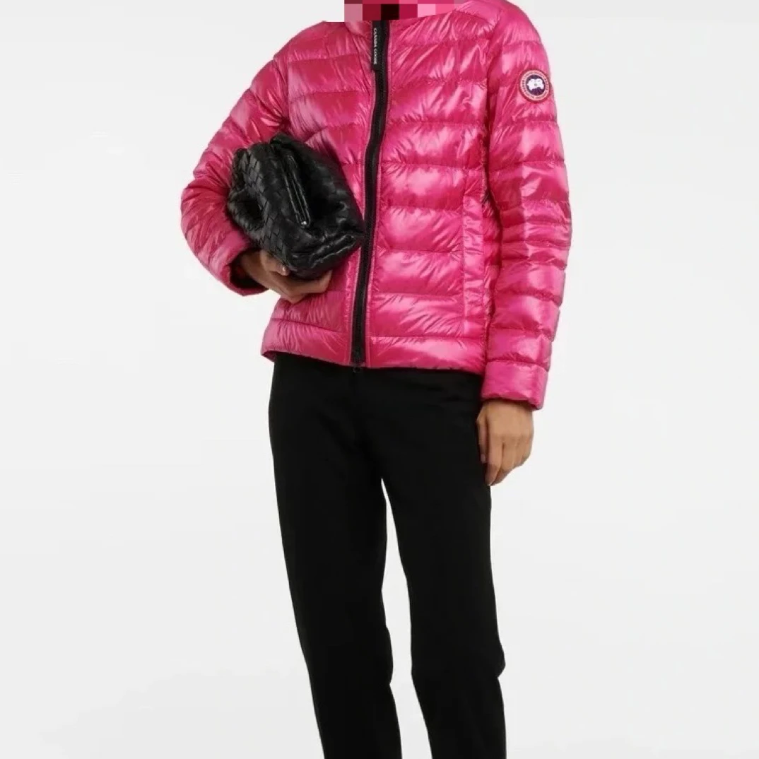 99新 CANADA GOOSE 胸围53衣长66 2XL 纯色轻薄款羽绒服 Z0082