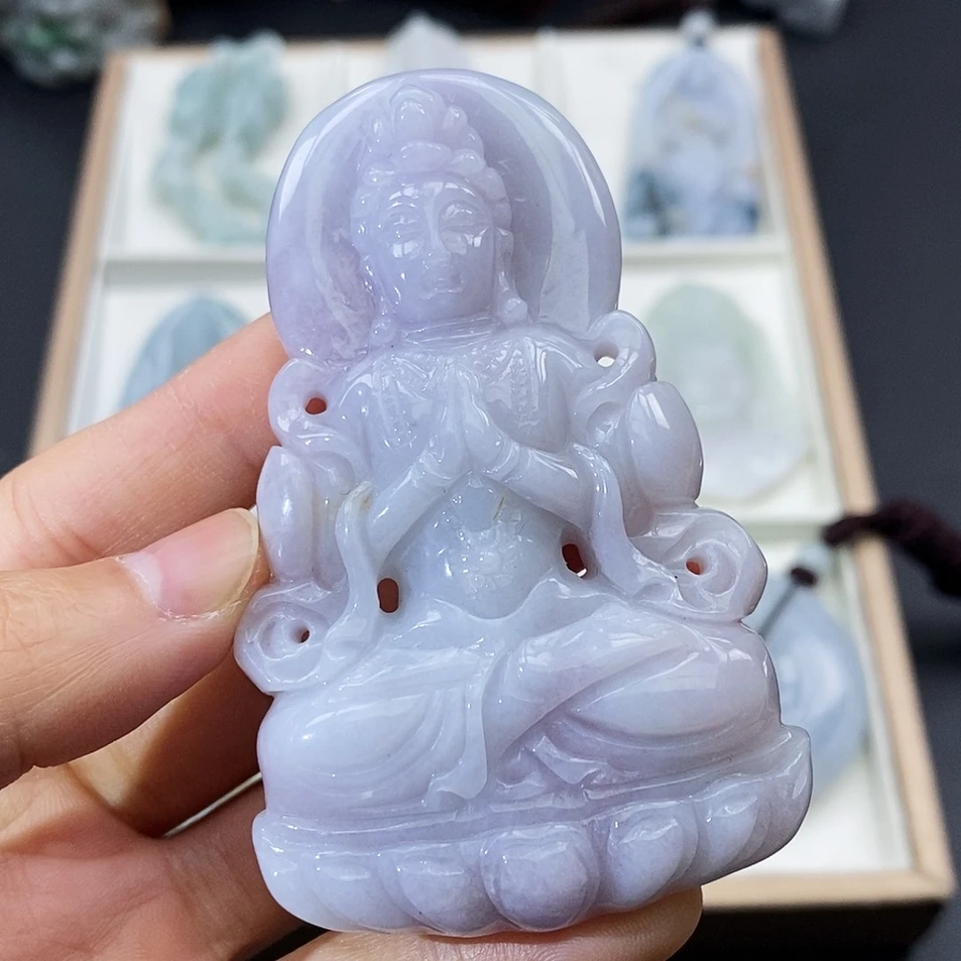 颈饰未镶嵌翡翠缅甸翡翠a货