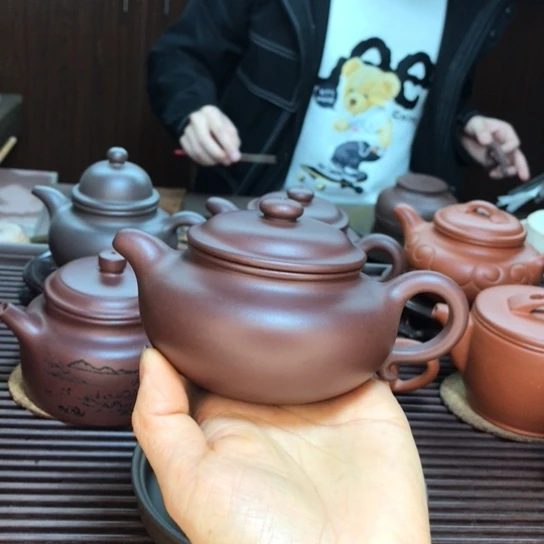 茶壶紫砂仿古壶手工制作