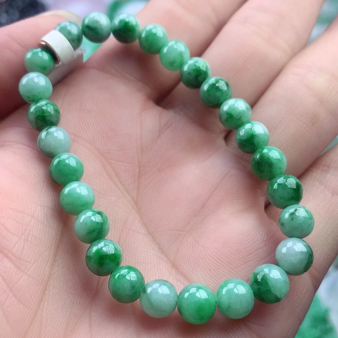 未镶嵌手链翡翠手串