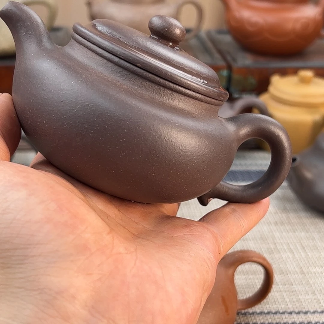 茶壶紫砂小*砂性紫泥
