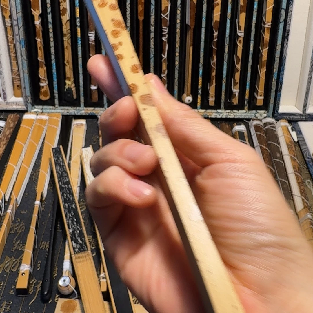 守***9扇子扇子云妃挑灯方9.5寸