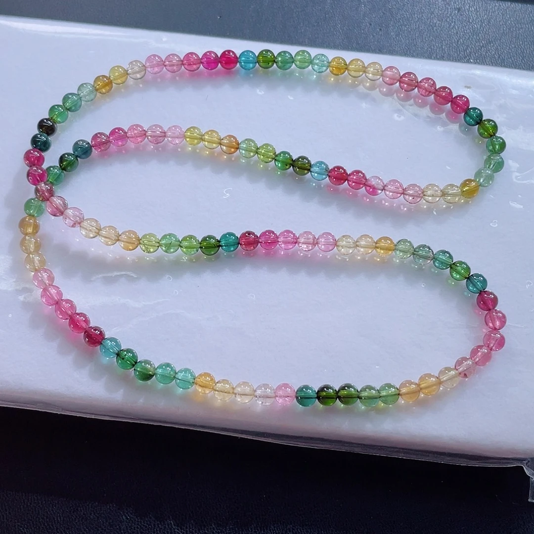 未镶嵌碧玺手链5mm左右