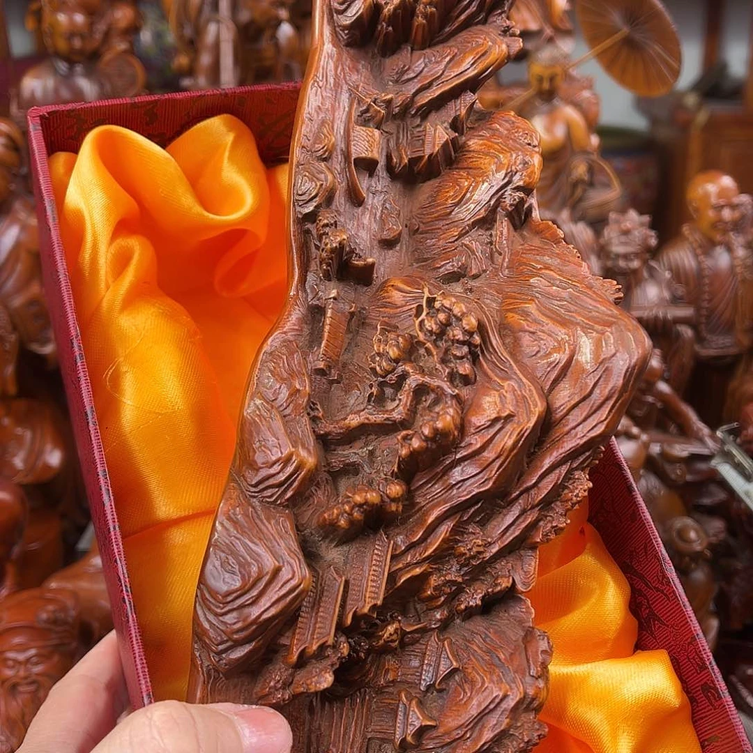 黄杨木黄杨木雕刻长度26厘米