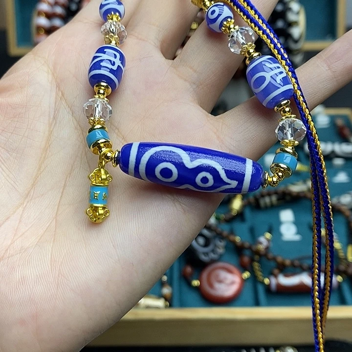 玛瑙/玉髓颈饰合金