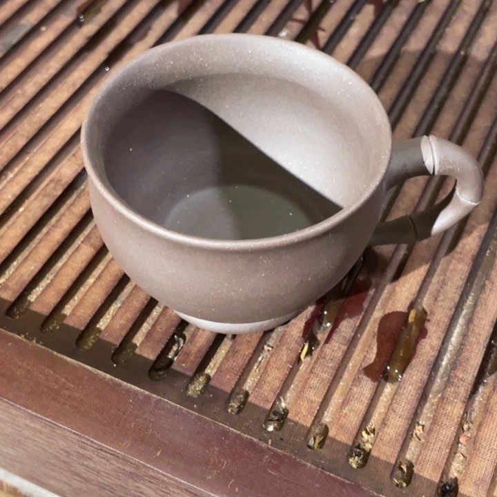 洲***紫砂茶杯手工紫砂杯子