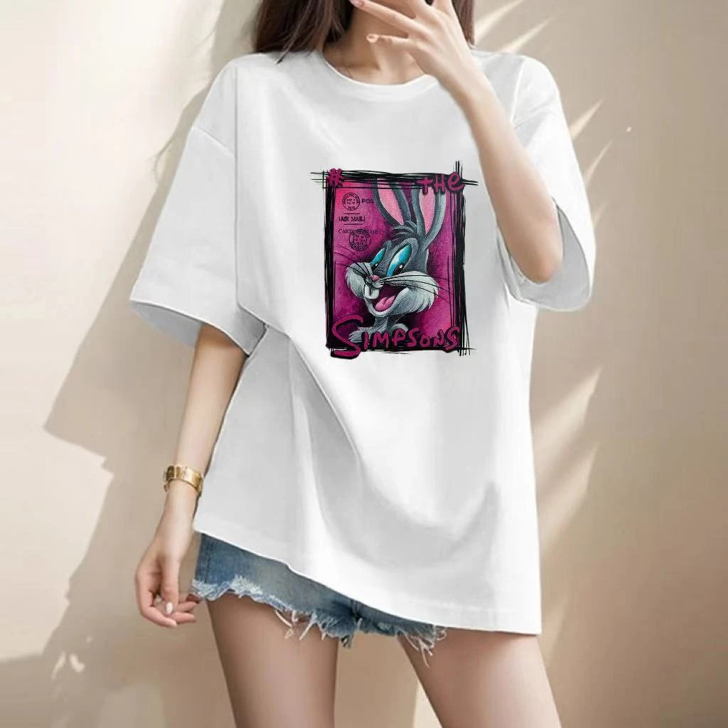 夏季休闲短袖T桖圆领宽松时尚短袖韩版百搭