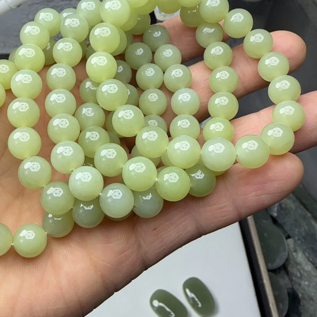 和田玉未镶嵌颈饰多样性拍一发一，鸡油黄10