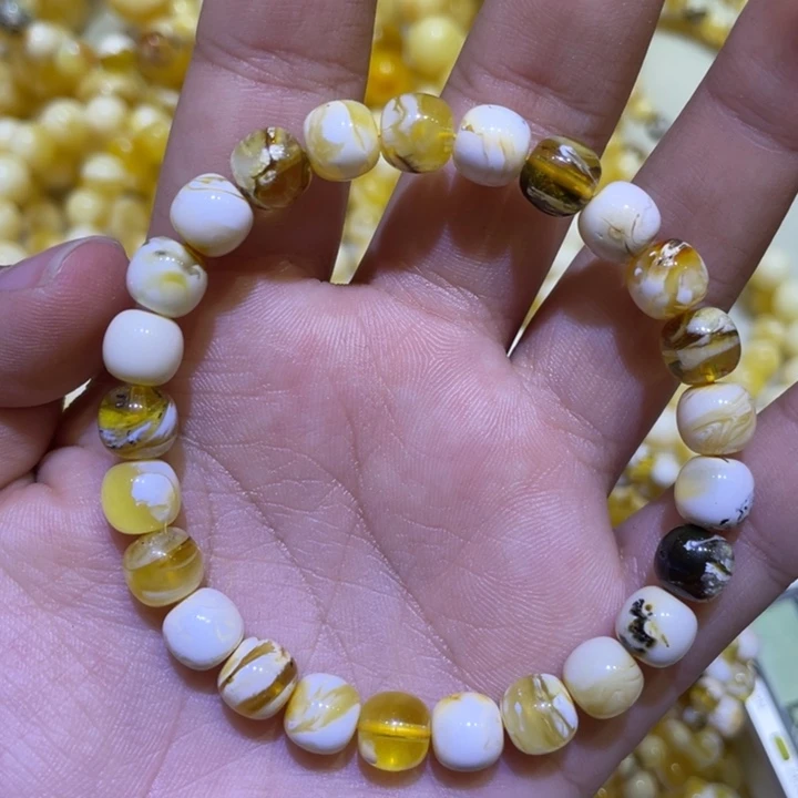 蜜蜡未镶嵌珠宝奇石8m