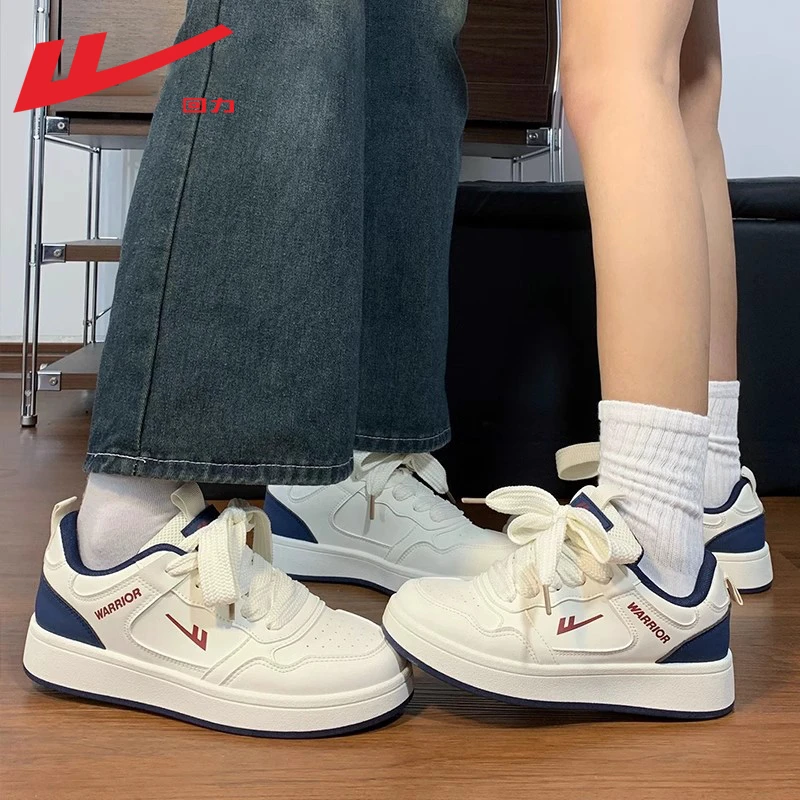 回力女鞋情侣鞋2025新款秋季百搭厚底美式板鞋子男女休闲小白鞋女
