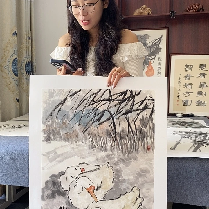 国画纯手绘国画写意作品