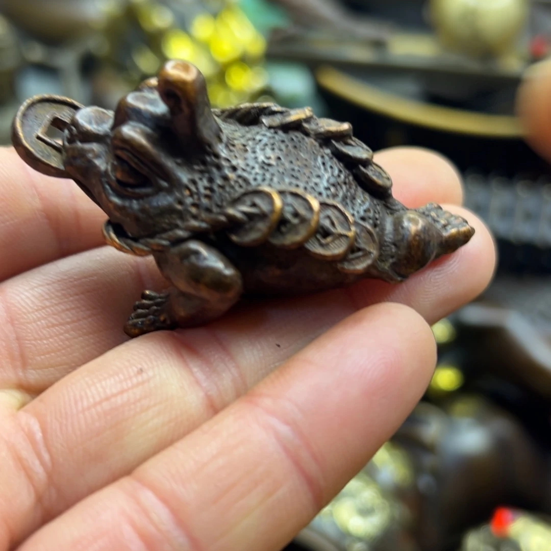 铜摆件欢迎欢迎你