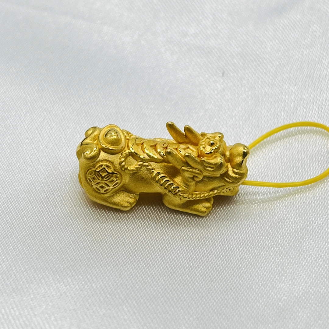 足金饰品/铜钱元宝貔貅转运珠/1.68/1B5B1209/h