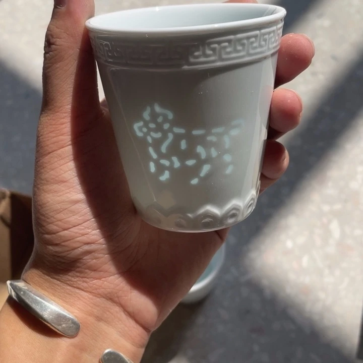 摆件景德镇高温细白瓷餐具
