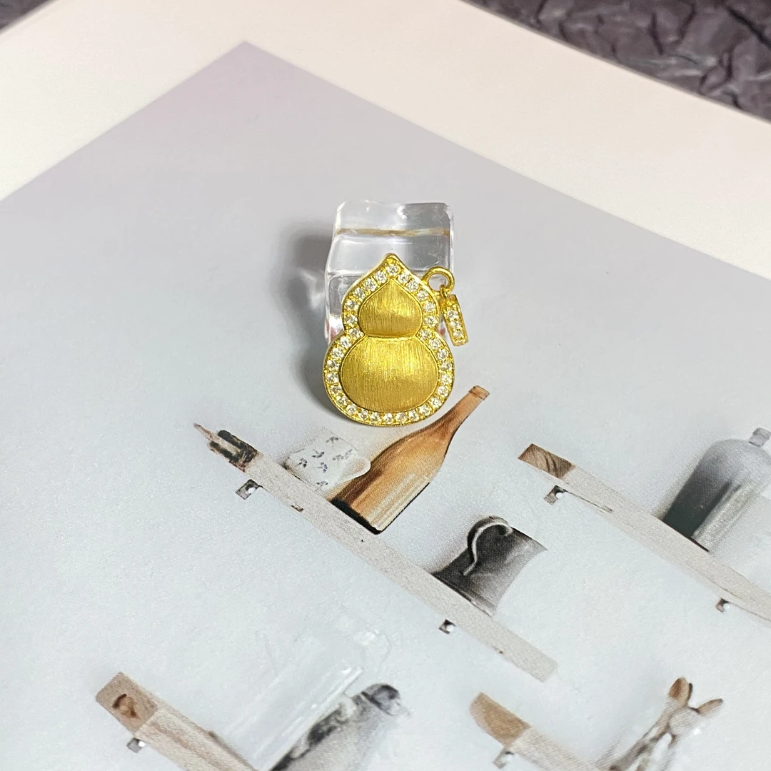 足金999黄金 5G工艺 精致葫芦吊坠