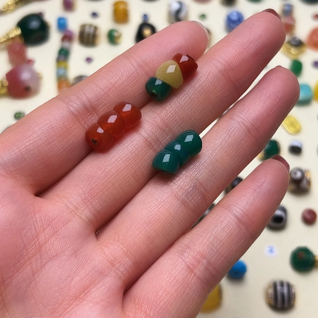 巍***巍玛瑙/玉髓未镶嵌单珠