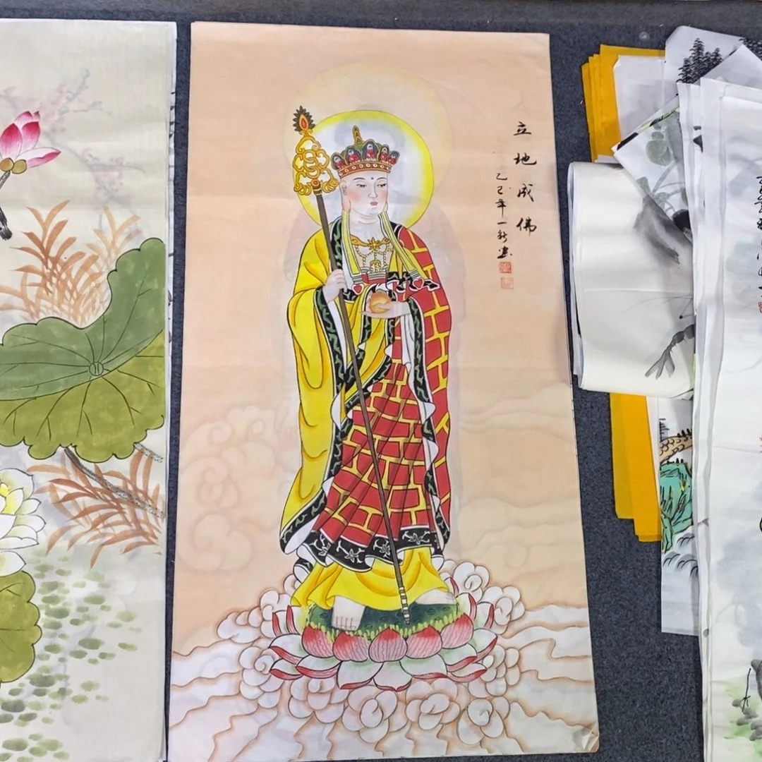 国画尺寸100✖️50三尺精品手绘画