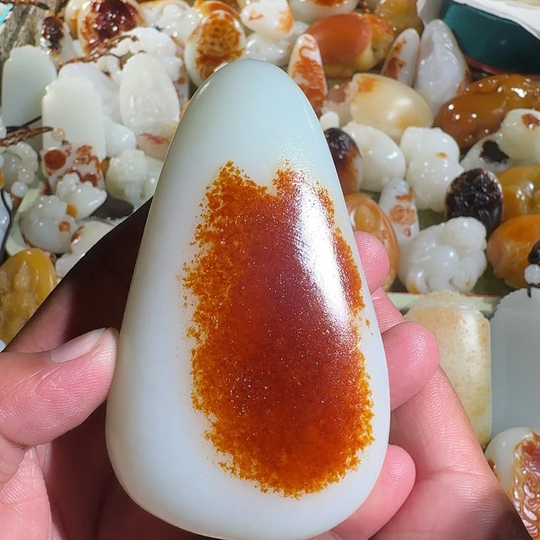 守***福和田玉未镶嵌挂件