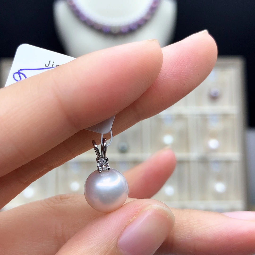 淡水珍珠颈饰合金