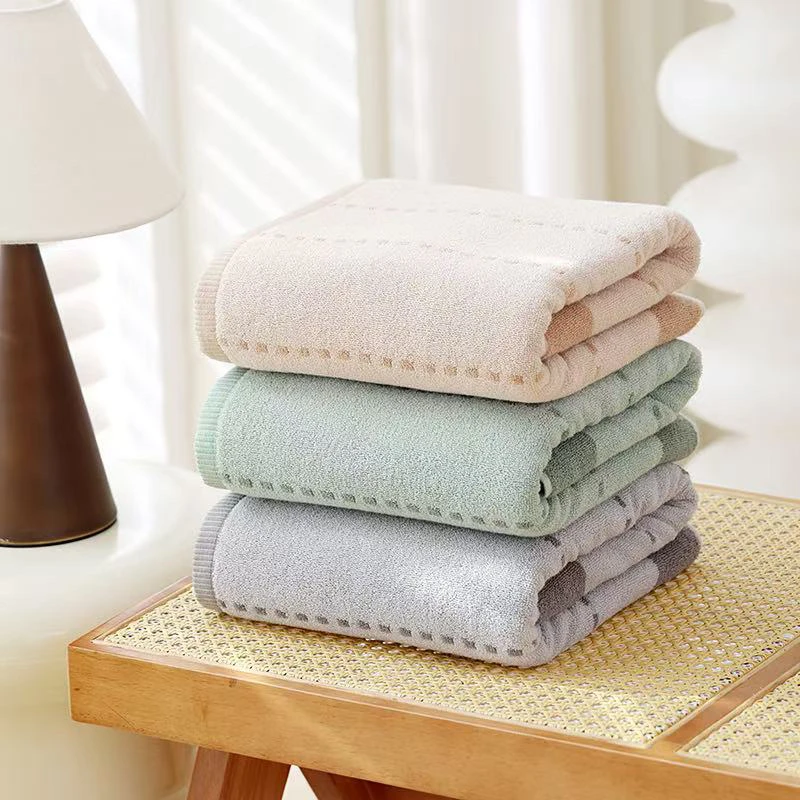 经典条纹纯棉5A抗菌吸水不掉毛不掉色浴巾