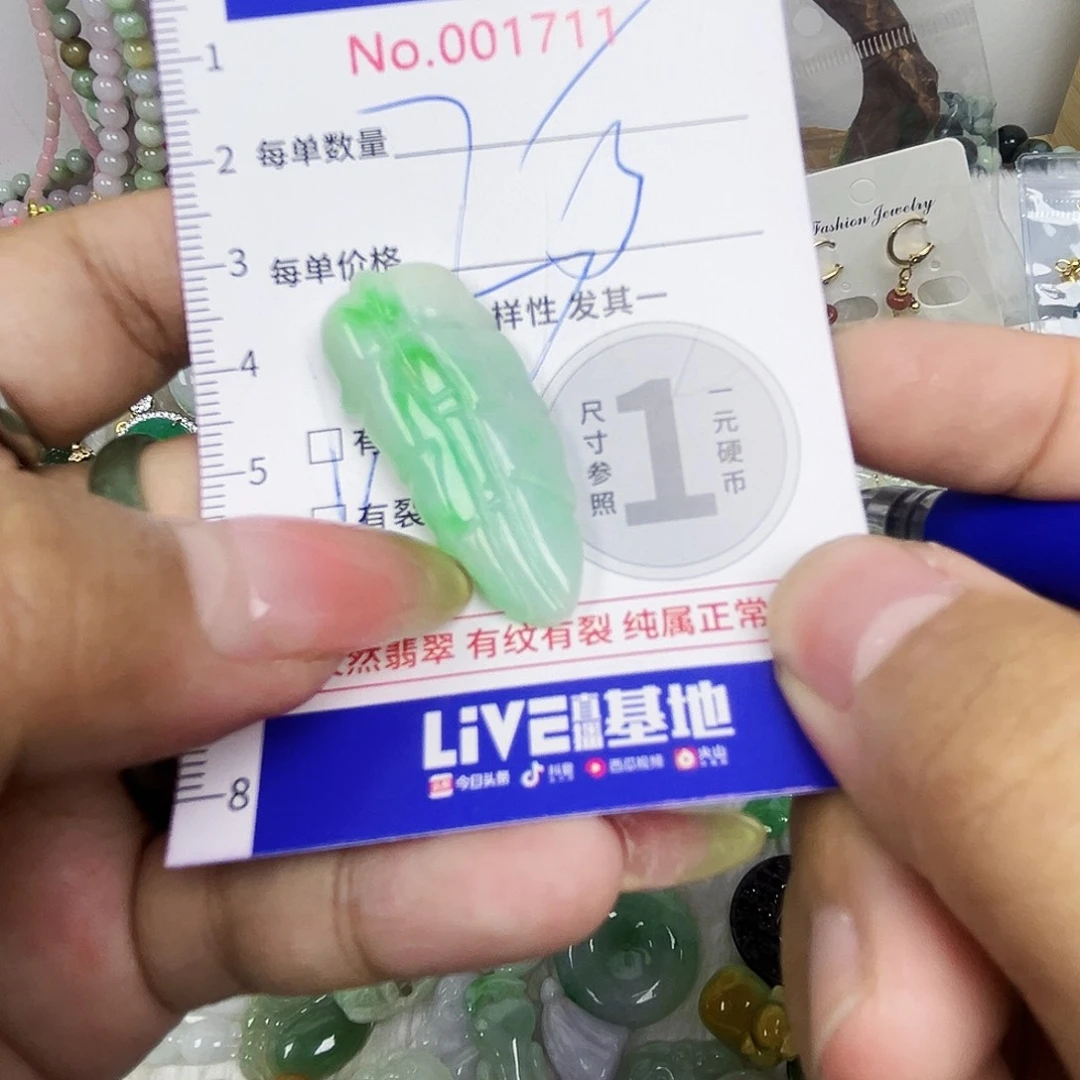 翡翠未镶嵌吊坠(不含链)11