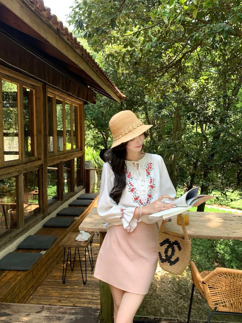 EIA一尧【草莓奶冻】韩系少女百搭半裙显瘦夏季ins风气质短款俏皮女