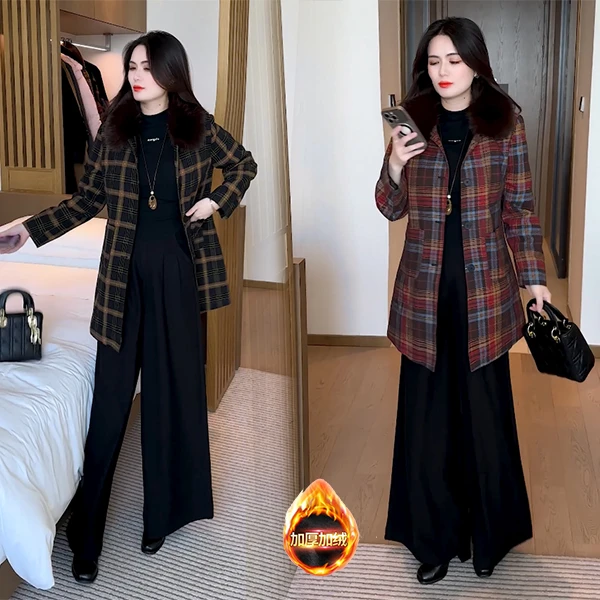 2025秋冬季新款穿搭修身外套女洋气时尚气质小个子中长款风衣