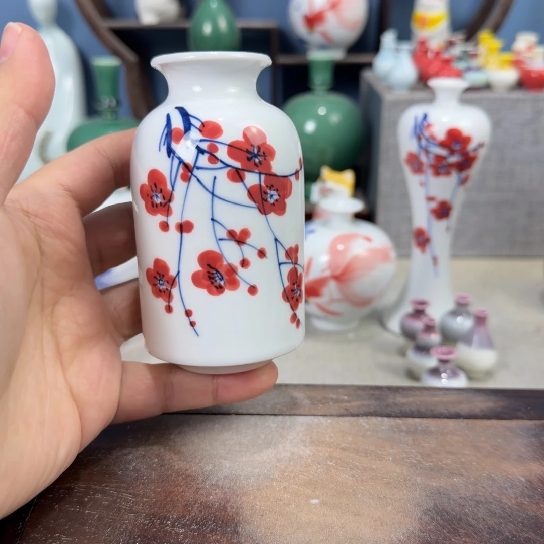 陶瓷手工小花器摆件